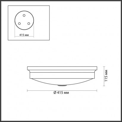 Настенно-потолочный светильник Odeon Light Walli Marsei 4825/4C