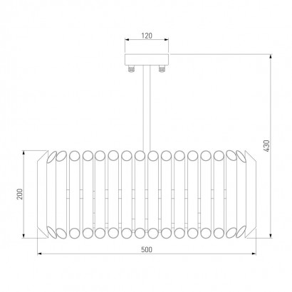 Потолочная люстра Bogates Castellie 362/5