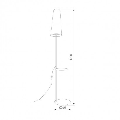 Торшер TK Lighting 5959 Zing