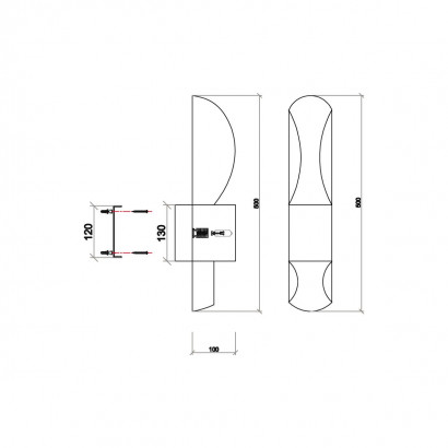 Бра Vele Luce Aronos VL5734W01