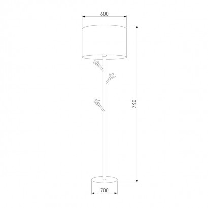 Торшер TK Lighting 5572 Albero White