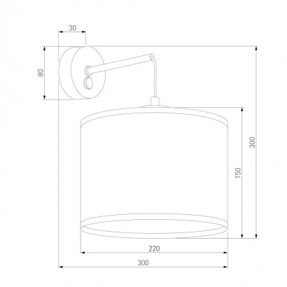 Бра TK Lighting 6858 Juta