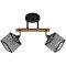 Люстра Reluce 01591-3.3-02B BK+FGD+WOOD