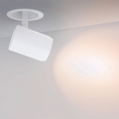 Встраиваемый светодиодный спот Arlight LGD-678WH-9W White 25deg 022243