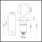 Грунтовый светильник Odeon Light Wald 6662/1GL