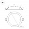 Встраиваемый светодиодный светильник Arlight DL-BL180-18W Day White 021440