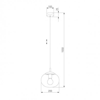 Подвесной светильник TK Lighting 5823 Vibe