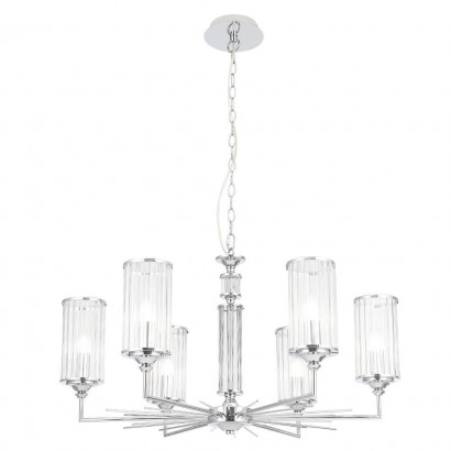 Подвесная люстра Crystal Lux Gloria SP6 Chrome