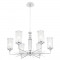 Подвесная люстра Crystal Lux Gloria SP6 Chrome