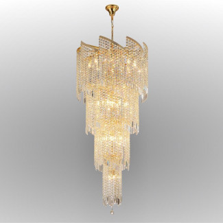 Каскадная люстра Crystal Lux Grande SP25 D800 Gold