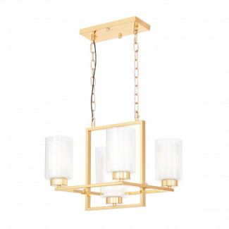 Подвесная люстра Lumina Deco Lino LDP 1239-5 F.GD