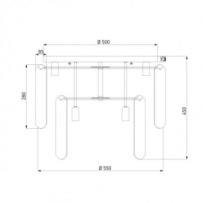 Потолочная люстра Eurosvet Claire 60170 золото Smart