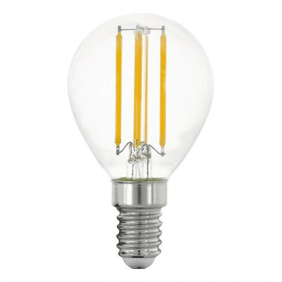 Лампа светодиодная Eglo E14 4W 2700K прозрачная 11761