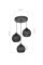 Подвесная люстра Toplight Lizbeth TL1612R-03BK