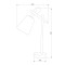 Настольная лампа TK Lighting 668 Vaio Grafit 1