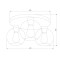 Потолочная люстра TK Lighting 2776 Cubus Graphite