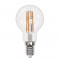 Лампа светодиодная филаментная (UL-00005906) Uniel E14 13W 4000K прозрачная LED-G45-13W/4000K/E14/CL PLS02WH