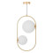 Подвесная люстра Lumina Deco Panari LDP 1210-2 GD