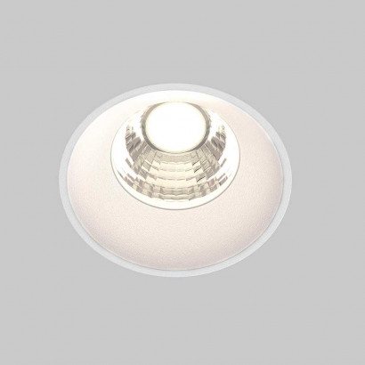 Встраиваемый светодиодный светильник Maytoni Round DL058-7W4K-TRS-W