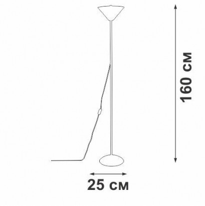 Торшер Vitaluce V2841-1/1P
