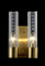 Бра Crystal Lux OTONO AP2 BRASS/TRANSPARENTE