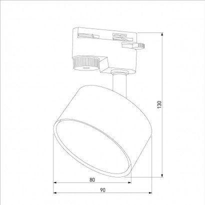 Трековый светильник TK Lighting 4397 Tracer White