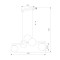 Подвесная люстра TK Lighting 6707 Estera Black