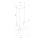 Подвесная люстра TK Lighting 3184 Elio