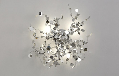 Настенный светильник Crystal Lux GARDEN AP-PL3 D400 CHROME