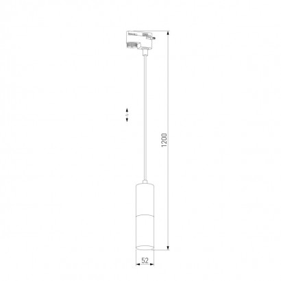 Трековый светильник TK Lighting 4403 Tracer Black Gold