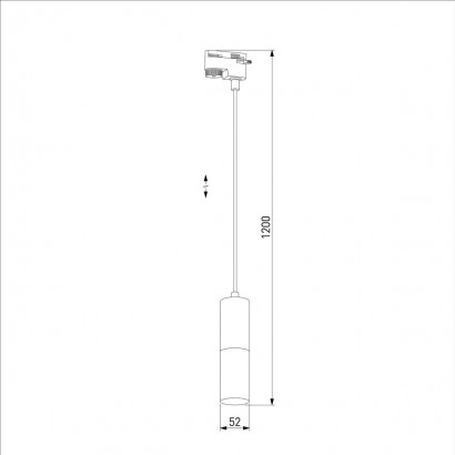 Трековый светильник TK Lighting 4403 Tracer Black Gold