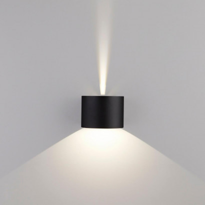 Уличный настенный светодиодный светильник Elektrostandard 1518 Techno LED Blade черный a038828