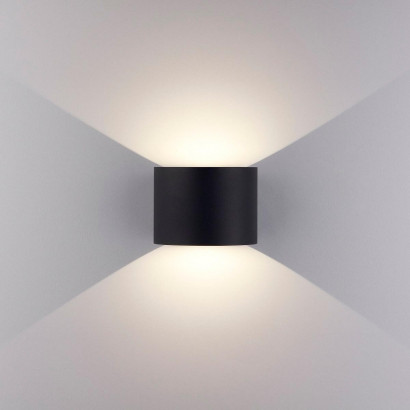Уличный настенный светодиодный светильник Elektrostandard 1518 Techno LED Blade черный a038828
