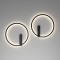 Настенный светодиодный светильник Denkirs Round DK5035-BK