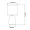 Настольная лампа Uniel UML-B305 E14 Black UL-00012420
