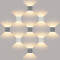 Уличный настенный светодиодный светильник Elektrostandard 1548 Techno LED Winner серый a038411