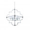 Подвесная люстра Lumina Deco Baltimore LDP 8020-6 CHR+WT