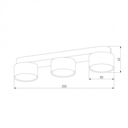Потолочная люстра TK Lighting 3400 Space Black