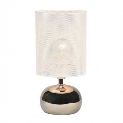 Настольная лампа Uniel UML-B307 E14 Silver/White UL-00012423