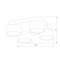 Потолочная люстра TK Lighting 3401 Space Black