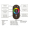 Контроллер RGB Apeyron 12/24В 288/57 Вт 3 канала*8А 04-03(288)