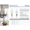 Лампа светодиодная Feron E14 11W 2700K Свеча Матовая LB-713 38005