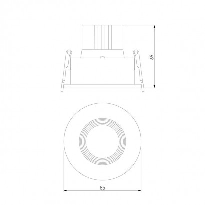 Встраиваемый светильник Elektrostandard Artis 4690389204111 25096/LED a066137