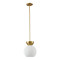 Подвесной светильник iLamp Mono P6079-1 GD+WH