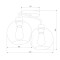 Потолочная люстра TK Lighting 4021 Bari