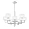 Подвесная люстра Crystal Lux Maestro SP-PL5+5 Chrome