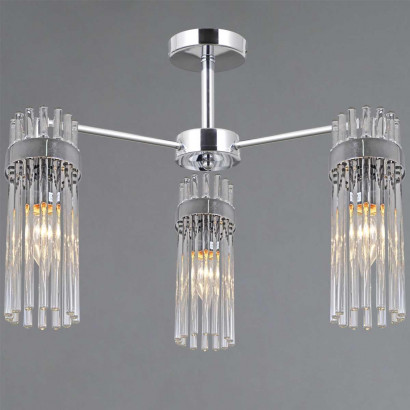 Люстра на штанге Illumico IL0761-3CSQ-25 CR GENOA