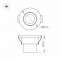 Мебельный светодиодный светильник Arlight LTM-R52WH 3W Day White 30deg 014914