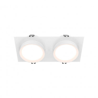 Встраиваемый светильник Maytoni Technical Hoop DL086-02-GX53-SQ-W