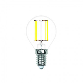 Лампа светодиодная филаментная Volpe E14 7W 3000K прозрачная LED-G45-7W/3000K/E14/CL/SLF UL-00008318